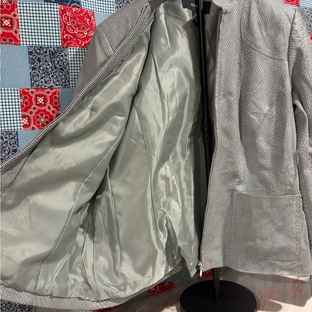 Alfani Silver Lightweight Jacket - image 2